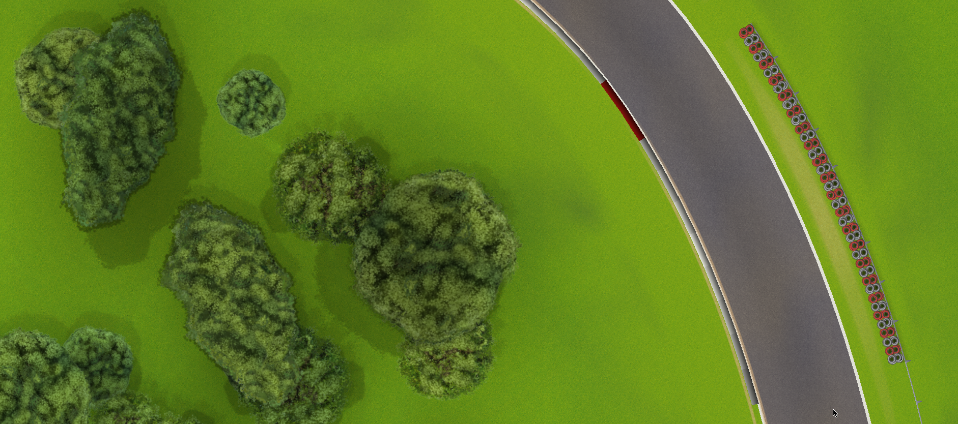 Procedural Trees and Track-Side Vegetation in The Undercut