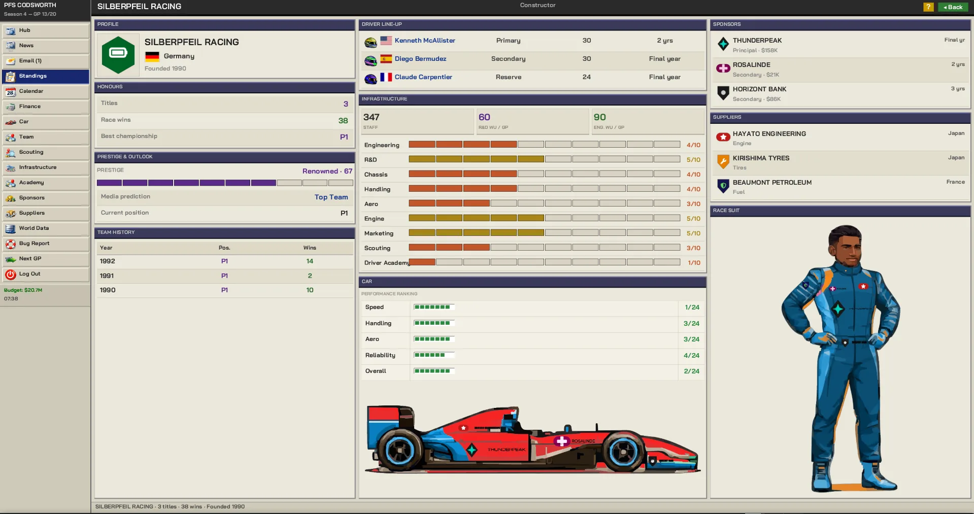 Update 0.4.0 — Scouting, Driver Traits & a Talking Tutorial